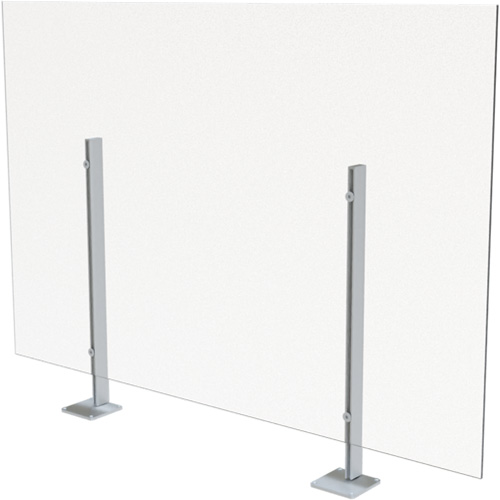 Surface Mount Sneeze Guard, 48" W x 36" H Les Distributions ICE