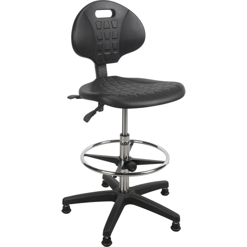 Heavy-Duty Ergonomic Stool, Stationary, Adjustable Height, 250 lbs. Capacity Les Distributions ICE
