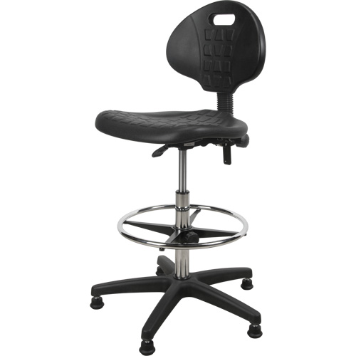 Heavy-Duty Ergonomic Stool, Stationary, Adjustable Height, 250 lbs. Capacity Les Distributions ICE