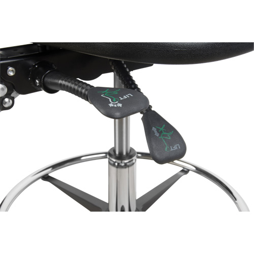 Heavy-Duty Ergonomic Stool, Stationary, Adjustable Height, 250 lbs. Capacity Les Distributions ICE