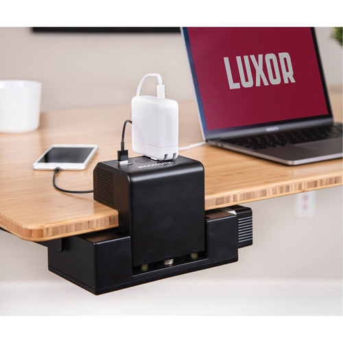 Poste de recharge &agrave; pince pour bureau KwikBoost EdgePower Les Distributions ICE