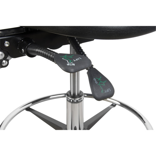 Heavy-Duty Ergonomic Stool, Mobile, Adjustable Height, 250 lbs. Capacity Les Distributions ICE