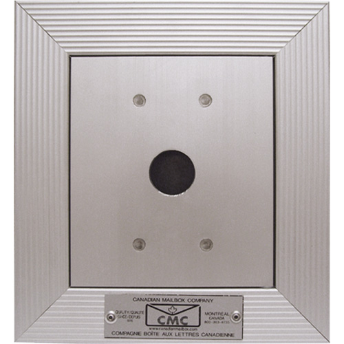 Full-Recessed Key Keeper Box, Wall -Mounted, 4-9/16" x 4", Aluminum Les Distributions ICE