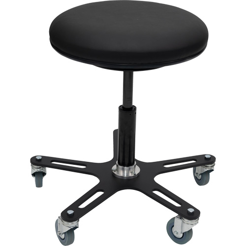 OmniStool Industrial Stool, Mobile, Adjustable Height, 280 lbs. Capacity Les Distributions ICE