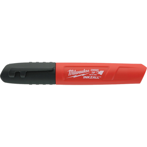 Inkzall Permanent Marker, Black, Chisel Tip Les Distributions ICE