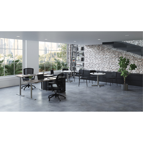 Newland Height-Adjustable Rectangular Table Les Distributions ICE
