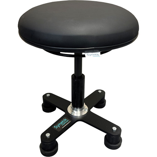 Tabouret ergonomique OmniStool, Mobile, Ajustable Hauteur, Capacit&eacute; 280 lb Les Distributions ICE