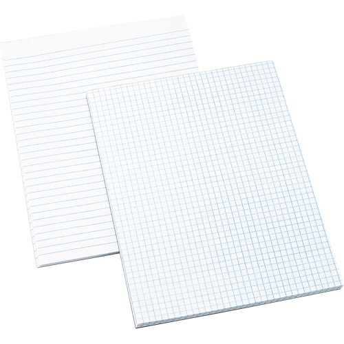 Tablettes de papier blanc Les Distributions ICE