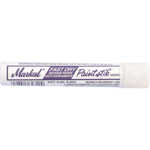 B&acirc;tons de peinture Paintstik &agrave; s&eacute;chage rapide 50° &agrave; 150°F, B&acirc;ton plein, Blanc Les Distributions ICE