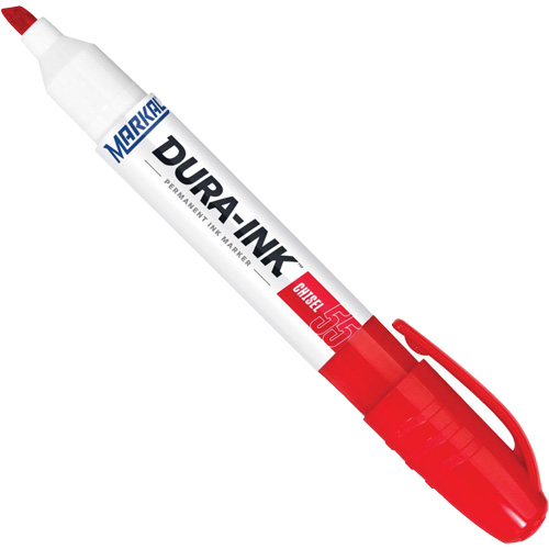 Marqueur Dura-Ink no 55, Rouge, Pointe Ciseau Les Distributions ICE
