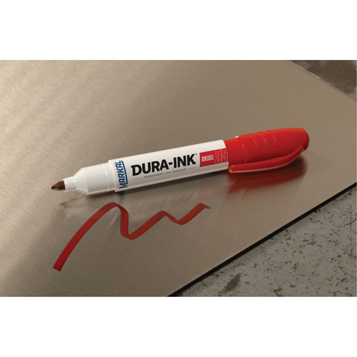 Marqueur Dura-Ink no 55, Rouge, Pointe Ciseau Les Distributions ICE
