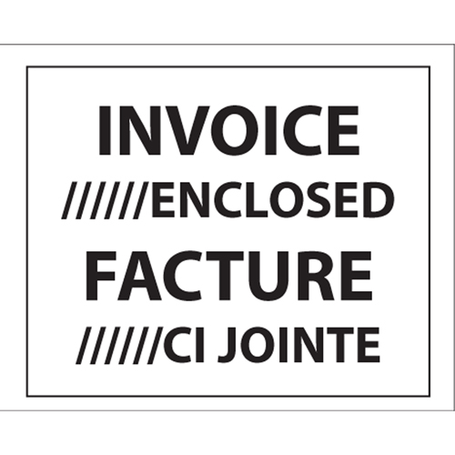 Packing List Envelopes, 4" L x 5" W, Backloading Style Les Distributions ICE