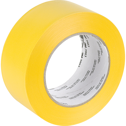 Rubans adh&eacute;sifs en vinyle 3903, 50 mm (2") la x 45,5 m (149,25') lo, 6,3 mils, Jaune Les Distributions ICE