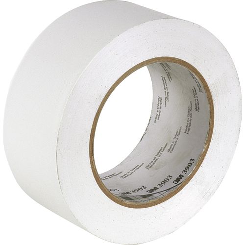 Rubans adh&eacute;sifs en vinyle 3903, 50 mm (2") la x 45,5 m (149,25') lo, 6,3 mils, Blanc Les Distributions ICE