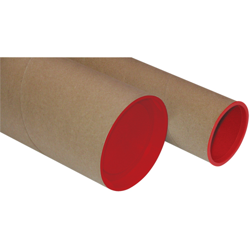 Plug-Seal Mailing Tubes, Round, 3" W x 25" L Les Distributions ICE