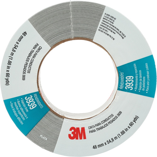 3939 Duct Tape, 9 mils, Silver, 48 mm (2") x 55 m (180') Les Distributions ICE