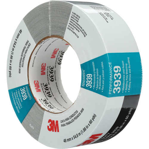 3939 Duct Tape, 9 mils, Silver, 48 mm (2") x 55 m (180') Les Distributions ICE