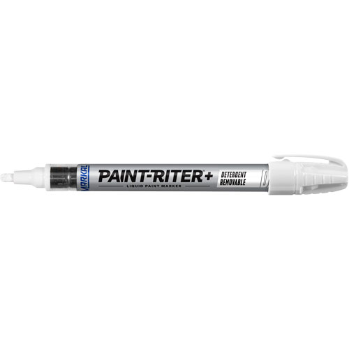 Paint-Riter&reg;+ Detergent Removable Paint Marker, Liquid, White Les Distributions ICE