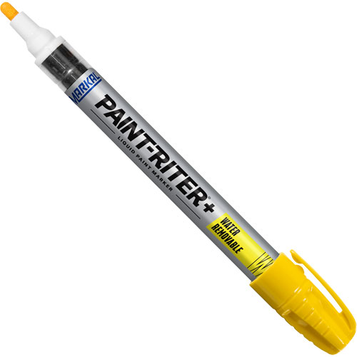 Paint-Riter&reg;+ Water Removable Paint Marker, Liquid, Yellow Les Distributions ICE