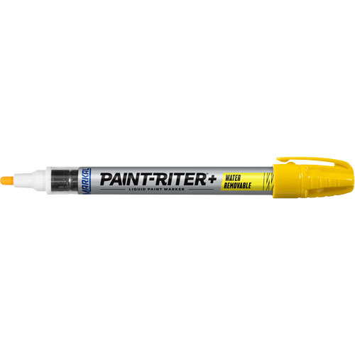 Paint-Riter&reg;+ Water Removable Paint Marker, Liquid, Yellow Les Distributions ICE