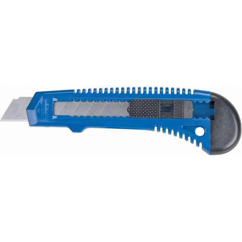 Couteau d'usage g&eacute;n&eacute;ral ATK700, 18 mm, Acier au carbone, Prise en Plastique Les Distributions ICE