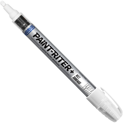 Paint-Riter&reg;+ Wet Surface Paint Marker, Liquid, White Les Distributions ICE