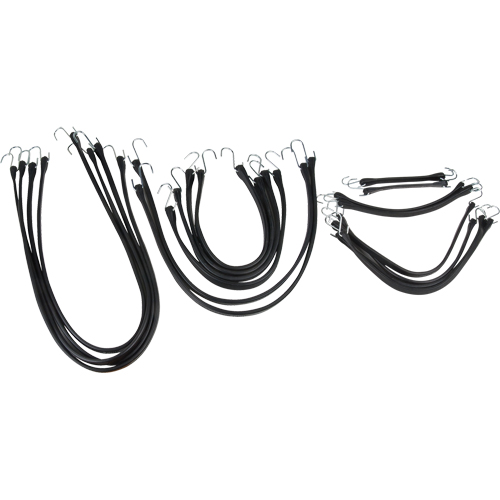 Rubber Tie Down Set, 9" Les Distributions ICE