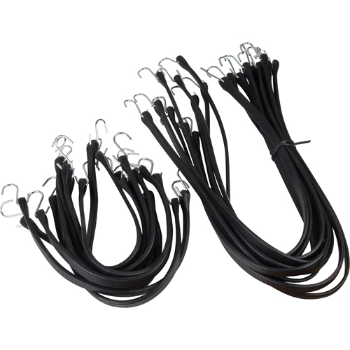 Ensembles d'attaches en caoutchouc, 21" Les Distributions ICE