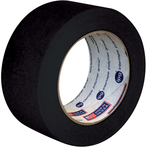 Utility Grade Coloured Masking Tape, 18 mm (3/4") x 55 m (180'), Black Les Distributions ICE