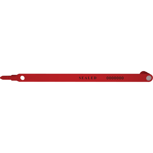 uniFreight Security Seals, 7-3/4", Plastic, Truck Seal Les Distributions ICE