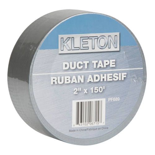Utility Grade Duct Tape, 6 mils, Silver, 50 mm (2") x 45 m (148') Les Distributions ICE