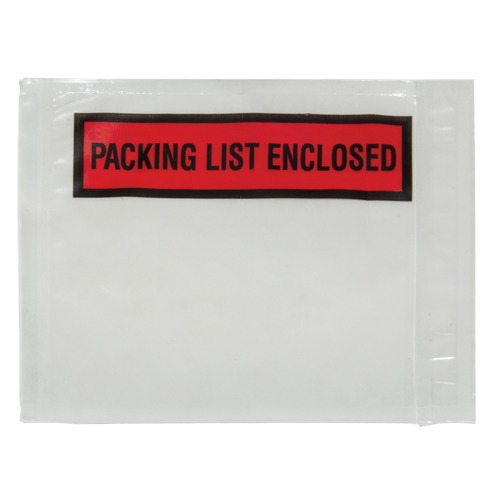 Packing List Envelope, 4-1/2" L x 5-1/2" W, Backloading Style Les Distributions ICE