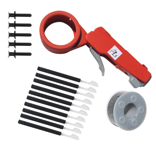 Ensemble complet de pistolet d'attaches de c&acirc;bles Les Distributions ICE