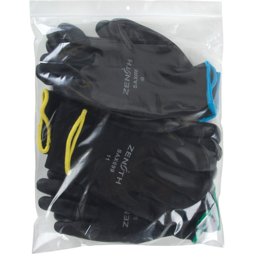 Poly Bags, Reclosable, 12" x 10", 2 mils Les Distributions ICE