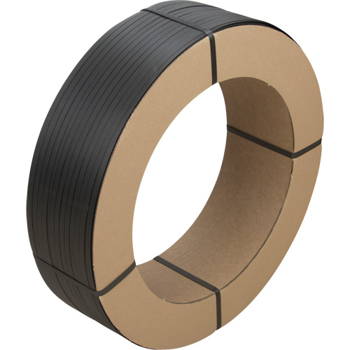 Strapping, Polypropylene, 1/2" W x 7200' L, Black, Manual Grade Les Distributions ICE