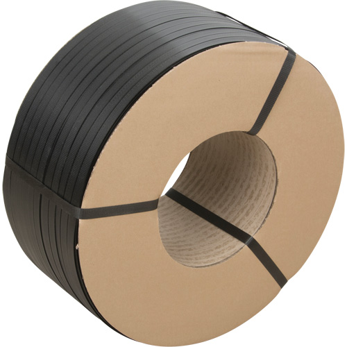 Strapping, Polypropylene, 5/8" W x 6000' L, Black, Manual Grade Les Distributions ICE