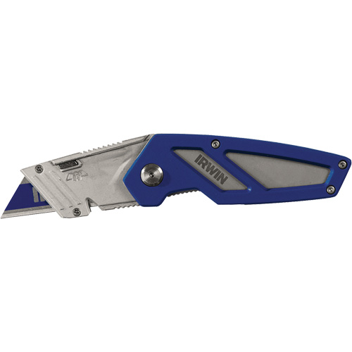 FK 100 Folding Utility Knife, 22 mm Blade, Metal Handle Les Distributions ICE