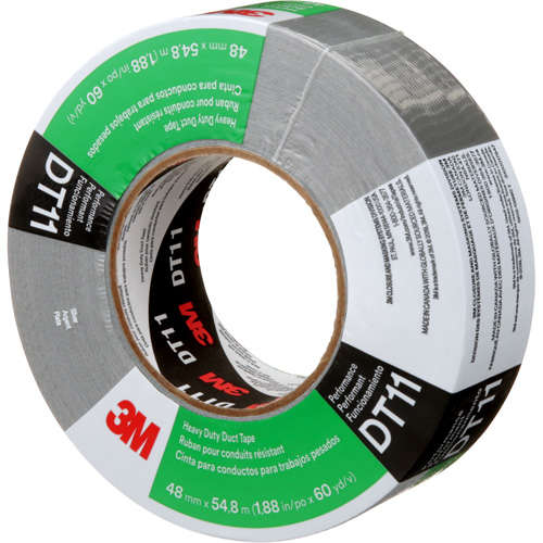 Ruban adh&eacute;sif robuste DT11, 11 mils, Argent, 48 mm (2") x 55 m (180') Les Distributions ICE