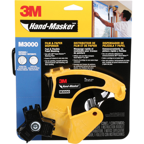 Hand Masker Dispenser, Heavy Duty, Fits Tape Width Of 51 mm (2") Les Distributions ICE