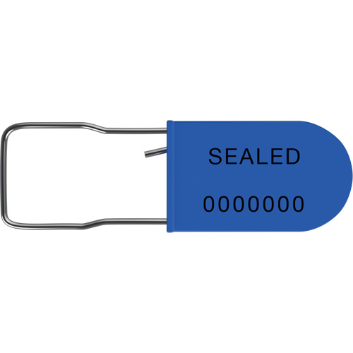 UniPad S Security Seals, 1-1/2", Metal/Plastic, Padlock Les Distributions ICE
