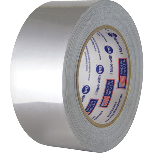 Ruban autocollant argent&eacute; en feuille d'aluminium, &eacute;paisseur 3 mils, 25,4 mm (1") x 54,86 m (180') Les Distributions ICE