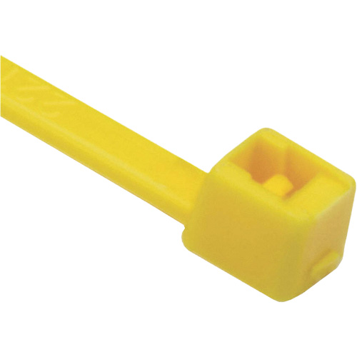 T Series Cable Ties, 8" Long, 50 lbs. Tensile Strength, Yellow Les Distributions ICE