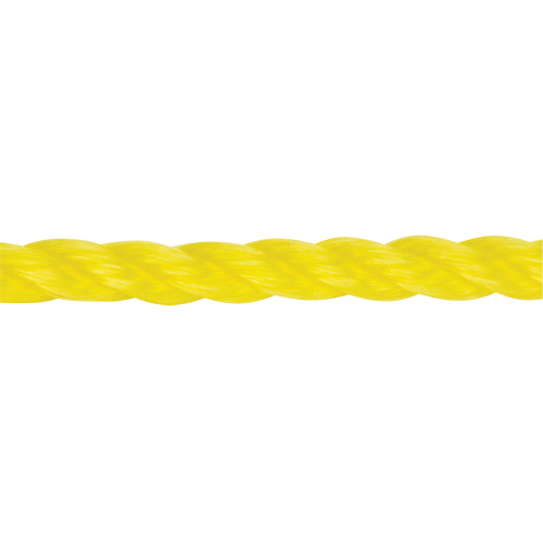 3/8" Braided Yellow Rope, Polypropylene, 630' Les Distributions ICE