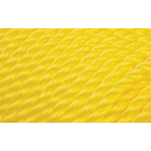 3/8" Braided Yellow Rope, Polypropylene, 630' Les Distributions ICE