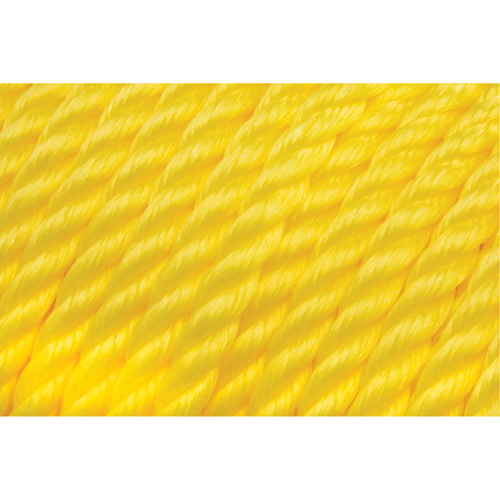 Corde jaune tress&eacute;e 1/2", Polypropyl&egrave;ne, 335' Les Distributions ICE
