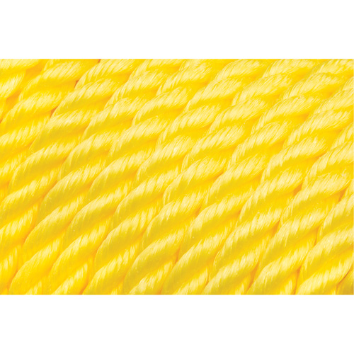 5/8" Braided Yellow Rope, Polypropylene, 200' Les Distributions ICE