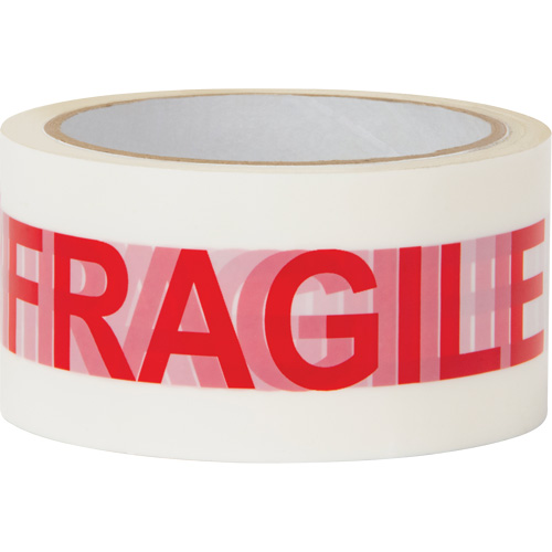 Ruban d'emballage Fragile, Adh&eacute;sif Thermofusible, 2 mils, 48 mm (2") x 100 m (328') Les Distributions ICE