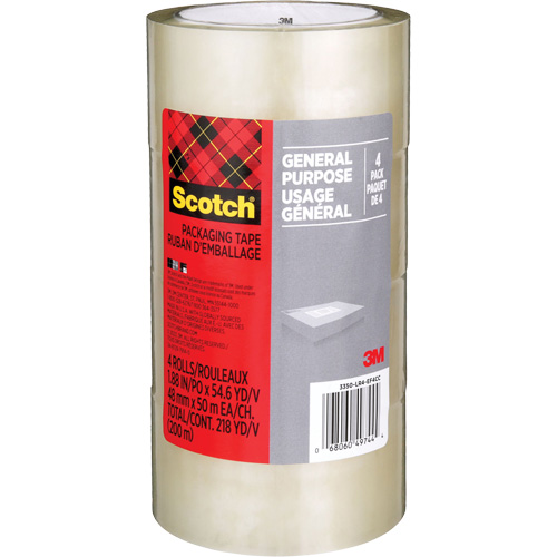 Scotch&reg; Shipping Packaging Tape 175G, 48 mm (2") x 50 m (164') Les Distributions ICE