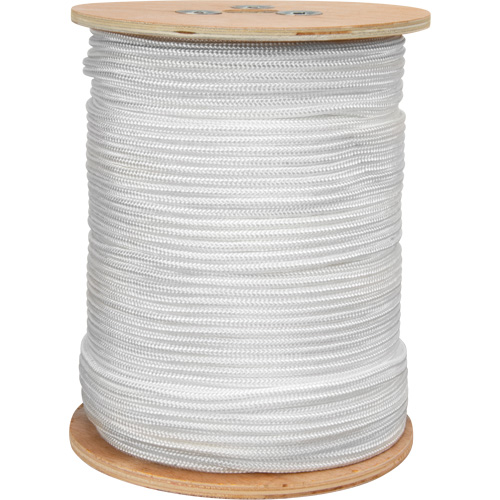 Corde blanche tress&eacute;e, Nylon, 250' Les Distributions ICE