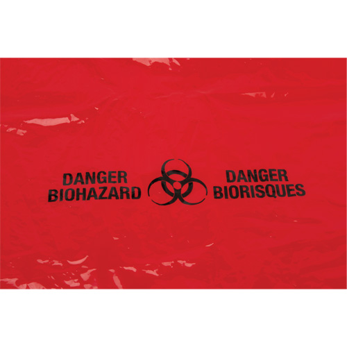 Waste Bags, Bio-Hazard, 38" L x 30" W, 2 mils Les Distributions ICE